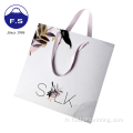 Impression personnalisée Recyclable Paper Handle Gift Gift Sac